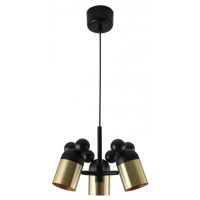 GTV Mouse lampa wisząca 3x25 W złoto-czarna OS-MOUS-11-DEC