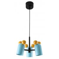 GTV Mouse lampa wisząca 3x25 W niebieska OS-MOUS-25-DEC