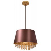 GTV Nesto lampa wisząca 1x40 W złota-brązowa OS-NES-42-DEC