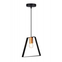 GTV Oxalis lampa wisząca 1x40 W czarna OS-OXAL-10-DEC