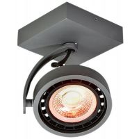 GTV Wally lampa podsufitowa 1x40 W grafitowa OS-WALLY-15-DEC