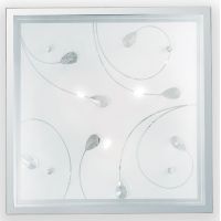 Ideal Lux Esil plafon 3x60W szkło przezroczyste 080390