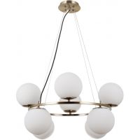 Italux Larosa lampa wisząca 8x5 W brąz antyczny PND-33453-4-4-ABR