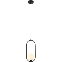 Italux Lupus lampa wisząca 1x25 W czarna PND-3965-1-BK