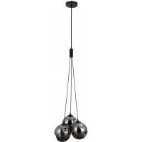 Italux Perlos lampa wisząca 3x5 W czarna PND-54456-3A-HB-SMG