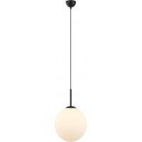 Italux Deore lampa wisząca 1x40 W biała-czarna PND-5578-1L-BK