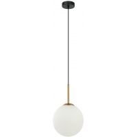 Italux Deore lampa wisząca 1x40 W czarna/brąz antyczny PND-5578-1S-BRO-BK