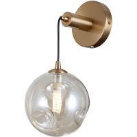 Italux Perlos kinkiet 1x5 W mosiądz WL-54456-1-HB-AMB