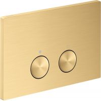 Axor FlushPlate przycisk spłukujący do WC złoty optyczny szczotkowany 42530250