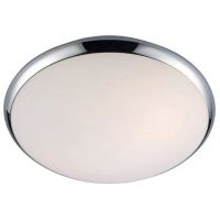 Italux Kreo plafon 1x60 W biały-chrom 5005-S