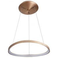 Italux Morfi lampa wisząca 1x48 W brązowe złoto szczotkowane 5355-848ROP-GB-3