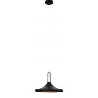 Italux Lusty lampa wisząca 1x60 W czarna MDM-3027/1 BK+CR