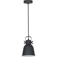 Italux Lavare lampa wisząca 1x40 W czarna MD-HN82608-1-BK+WH