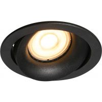 Italux Oker lampa podsufitowa 1x10 W czarna DL-26260-GU10-BK