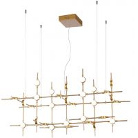 Italux Provenza lampa wisząca 72 W biała-złota MD18001067-30A GD