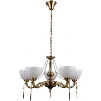 Italux Baxio lampa wisząca 5x60 W złota MD38445-5