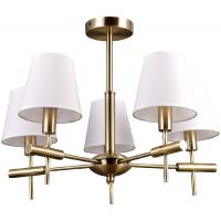 Italux Balter lampa podsufitowa 5x40 W złota MD38482-5