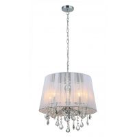 Italux Cornelia lampa wisząca 5x40 W biała MDM-2572/5 W