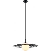 Italux Sally lampa wisząca 1x40 W czarna MDM-4003/1BK