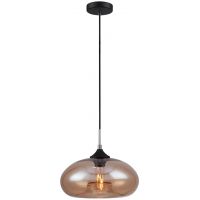 Italux Valio lampa wisząca 1x60 W czarny/lustrzany MDM2093/1 C