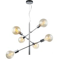 Italux Madalyn lampa wisząca 6x40 W chrom MDM3582/6 CH