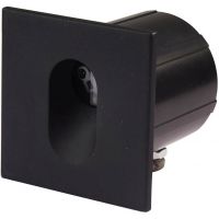 Italux Rovato 3K lampa przypodłogowa zewnętrzna 1x3 W czarny piaskowany ONFL-0224-3K