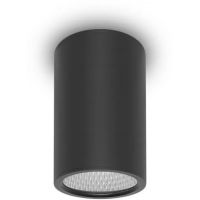 Italux Rima lampa podsufitowa zewnętrzna 1x15 W czarny piaskowany OPN-3064-3K