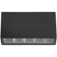 Italux Forli lampa podsufitowa zewnętrzna 1x5 W czarny piaskowany OWL-2015-3K