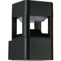 Italux Nutri kinkiet zewnętrzny 1x10 W czarny OWL-22982-BK