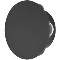 Italux Macba kinkiet zewnętrzny 1x6 W czarny mat OWL-6031-6-4K