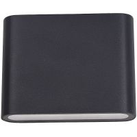 Italux Romano kinkiet zewnętrzny 1x6 W czarny PL-206B