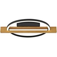 Italux Natano lampa podsufitowa 1x16 W czarna PLF-55362-15W-WO