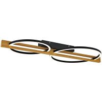 Italux Natano lampa podsufitowa 2x28 W czarna PLF-55362-25W-WO