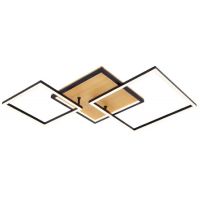 Italux Noris plafon 2x38 W czarny PLF-82738-38W-WO