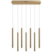 Italux Valdes lampa wisząca 7x35 W złota PND-22302-7-GD