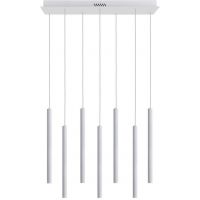 Italux Valdes lampa wisząca 7x35 W biała PND-22302-7-WH