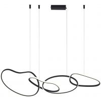 Italux Fonte lampa wisząca 1x60 W czarna PND-22412-S4-BK