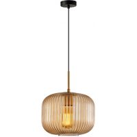 Italux Gavino lampa wisząca 1x40 W złota PND-26476-1-BRO-AMB