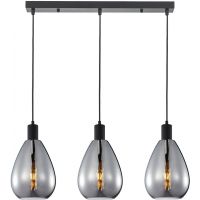 Italux Zulo lampa wisząca 3x40 W czarna PND-27812-3-BK-SG