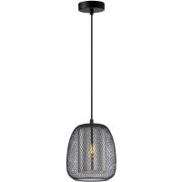 Italux Amiria lampa wisząca 1x40 W czarna PND-28612-BK-SG
