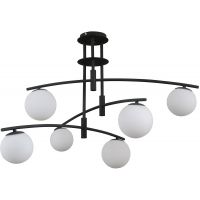 Italux Senai lampa podsufitowa 6x5 W czarna PND-31322-6A-SB