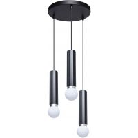 Italux Macera lampa wisząca 3x40 W czarna PND-33849-3R-BK
