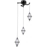 Italux Fuente lampa wisząca 3x15 W czarna PND-34395-3-BK