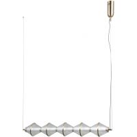 Italux Fuente lampa wisząca 1x25 W złota PND-34395-5-HBR