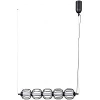 Italux Pedro lampa wisząca 1x20 W czarna PND-34405-5-BK