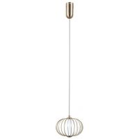 Italux Rabel lampa wisząca 1x5 W złota PND-344221-1-HBR