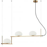 Italux Kernio lampa wisząca 3x25 W mosiądz PND-357783-BRO+W