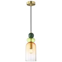 Italux Manso lampa wisząca 1x40 W złota PND-37462C-MC-GD