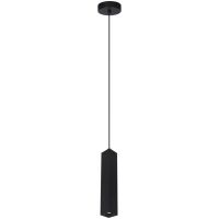 Italux Tecno lampa wisząca 1x10 W czarna PND-37492-1-BK