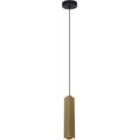 Italux Tecno lampa wisząca 1x10 W złota PND-37492-1-GD